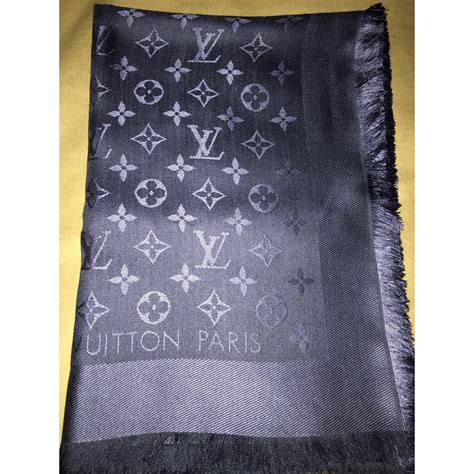 louis vuitton navy scarf dot|louis vuitton scarf.